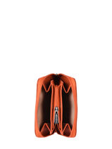 Portemonnee/kaarthouder Confort Leder Hexagona Oranje confort 463042-vue-porte